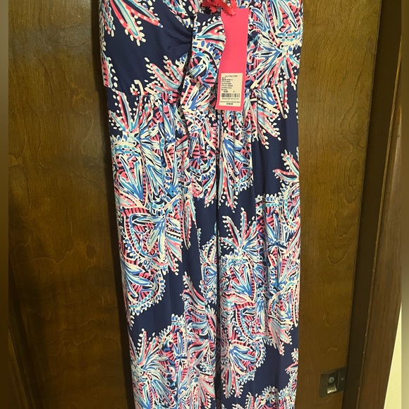 Lilly Pulitzer maxi in oyster bay blue 🦪👗☀️ - Picture 10 of 11